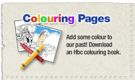 Add some colour to our past! Download an Hbc colouring book