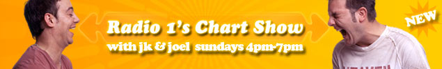 Radio 1's Chart Show with JK & Joel, Sundays 4pm-7pm