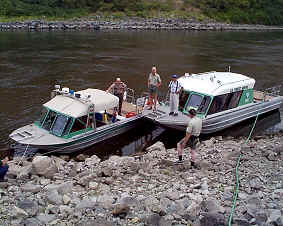 jet boat on the snake river