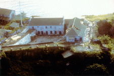 Aerial view of Fort Rupert (Fort George) - 1983