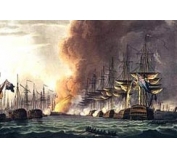 Destruction of the Danish Fleet at the Battle of Copenhagen