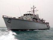 HMS Brocklesby in the Arabian Gulf