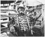 Rusty the rodeo clown at the Easter Show in Sydney 1991
