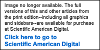 Image no longer available. The full versions of this and other articles from the print edition--including all graphics and sidebars--are available for purchase at Scientific American Digital.