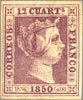 sello Isabel II. 12 cuartos