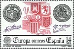 sello Europa, CEPT  23ª serie 14 pesetas