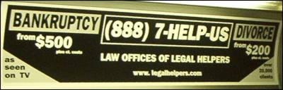 Legal Helpers sign