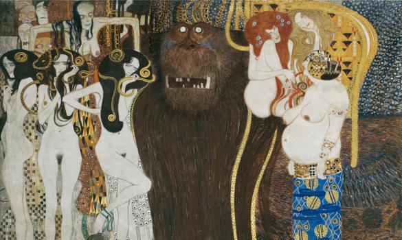 Gustav Klimt , The Beethoven Frieze (detail), 1901-2 (copy 1984) 