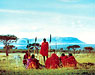 Masai warriors, Amboseli National Park