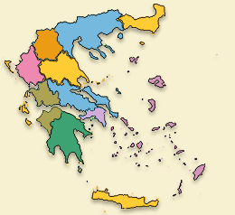 Abb.: Griechenland in Europa, Karte