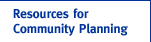 Resources for Community Planning