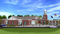 Pendleton County Judicial Center rendering