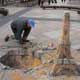 El artista callejero maestro de la perspectiva viene a Chile