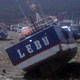 La destruccin provocada por el tsunami en Lebu