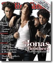 Rolling Stone Cover of The Jonas Brothers Rolling Stone by Max Vadukul