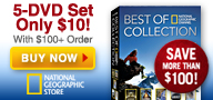 Image: National Geographic Store 5-DVD Set Only $10! With $100+ Order Buy Now >>