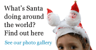 What's Santa doing around the world? Find out here