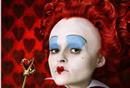 Helena Bonham Carter as the Red Queen in Tim Burton's  Alice in Wonderland.