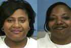 This combination image courtesy of the Mississippi Department of Corrections shows the booking photos for sisters Gladys(R) and Jaime Scott.