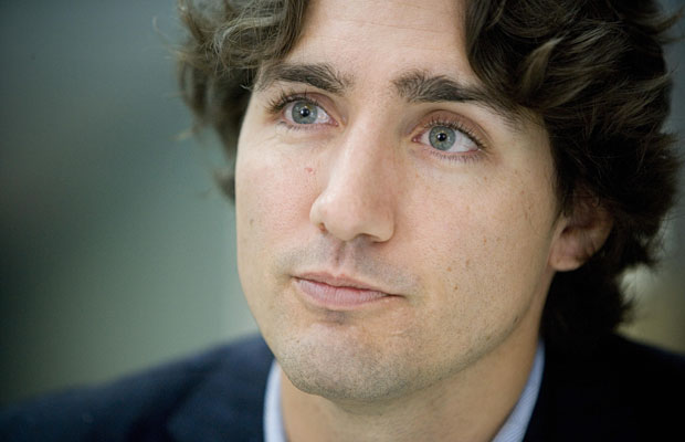 Justin Trudeau, son of former Canadian Prime Minister Pierre Trudeau and candidate for the Liberal Party in Montreal.