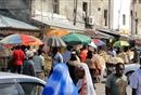 Shoppers at the main food market in Stone Town, Zanzibar