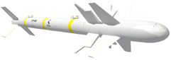 Missile air/air courte porte Matra R550 Magic 2. (MilViz)