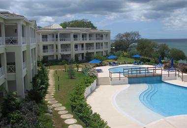 The Beach View Condo Hotel on  Barbados' west coast features two-and three-bedroom units, ideal for larger families or couples vacationing together.