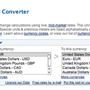 Currency Converter tool