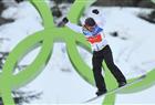 Maelle Ricker of Canada wins a gold in women's snowboard cross