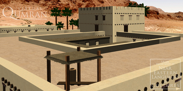 Reconstructed Qumran and Elements by Robert R. Cargill (c) 2007 UCLA Qumran Visualization Project