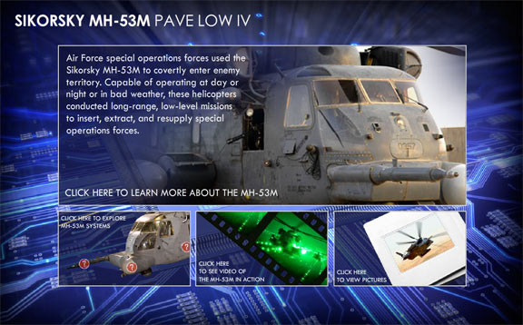 Sikorsky MH-53M Pave Low IV Online Interactive Exhibit