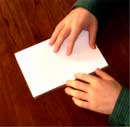 Fold a sheet of paper