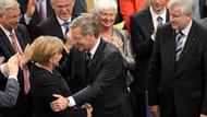 Wulff und Merkel (Foto: dpa)