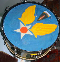 Army Air Force Band Drum
