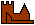 Piktogramm: Burg erhalten / bewohnbar