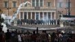 Greek riot police battle with austerity protestors