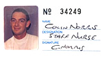 Colin Norris' nurses ID card