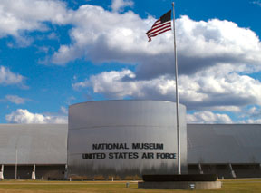 Front view of National Museum of the USAF