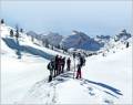 Schneeschuh-Wandern in den Dolomiten (Foto von: Silvia Perdoni)
