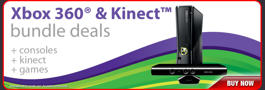 Xbox 360 and Kinect Bundle Deals