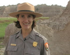 Photo of Ranger Julie Johndreau at Badlands National Park