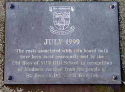 St Bees Mill plaque