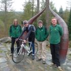 Minister embarks on cycle trek across Wales