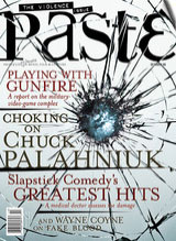Chuck Palahniuk in Paste Magazine