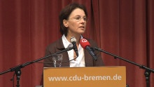 Rita Mohr-Lüllmann auf der CDU-Reginalkonferenz [Quelle: Radio Bremen]