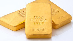 250 gr. Goldbarren (Quelle: colourbox)