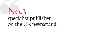 No. 3 Special Interest publisher on the UK newsstand
