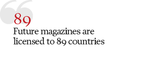 89 magazines are licensed to 90 countries