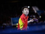 Ma Lin of China competes