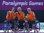 The Netherlands take gold, silver and bronze in the women's singles Wheelchair Tennis